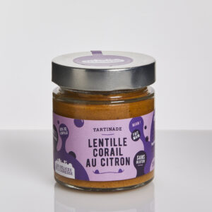 Délices de L'Ogresse Tartinade lentille Corail au Citron