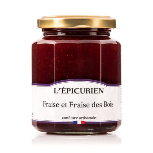 L'Epicurien Confiture artisanale Fraise et Fraise des bois