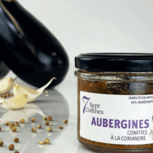 Sept Collines Aubergines confites à la coriandre