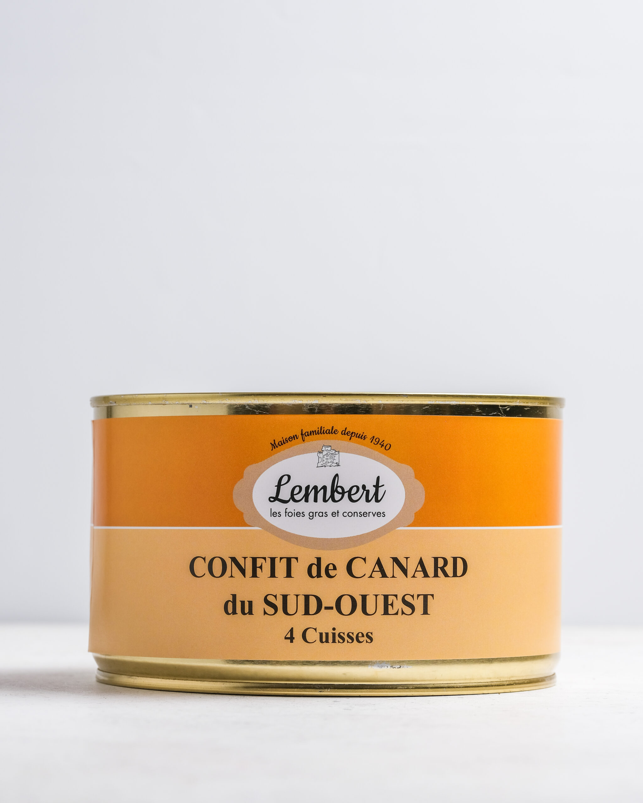 Maison Lembert Confit de canard de Dordogne 4 cuisses