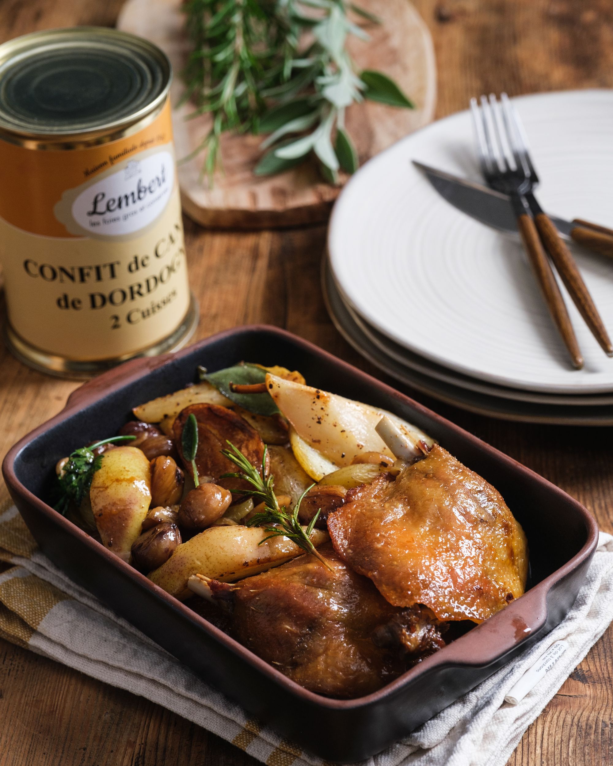 Maison Lembert Confit de canard de Dordogne 4 cuisses – Image 2